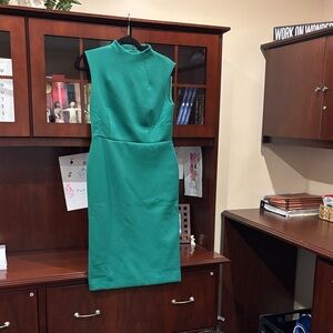 Ann Taylor Teal Midi Dress